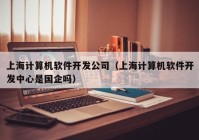 上海計(jì)算機(jī)軟件開發(fā)公司（上海計(jì)算機(jī)軟件開發(fā)中心是國企嗎）
